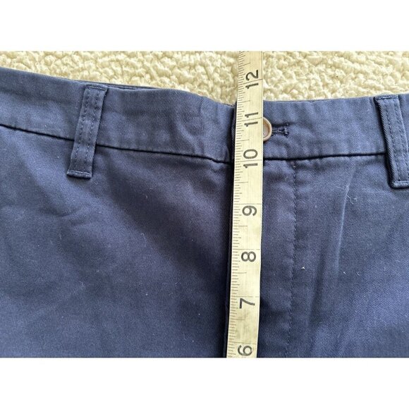 J.Crew Womens High Rise Girlfriend Chino Navy Blue Size 12 - Picture 9 of 11